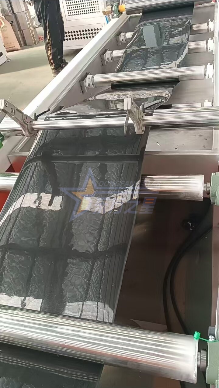 Pelanggan Mengunjungi Pabrik EASTSTAR Qingdao untuk Uji Coba Lini Produksi Lembar Baki Bibit PP/PS di Tempat